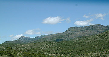 Mountains on the border between NM and CO