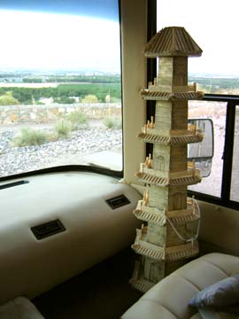 The bone pagoda, travelling East
