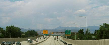 The Rockies, from Denver