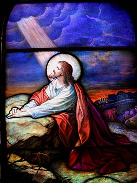 Detail of the Gethsemane window