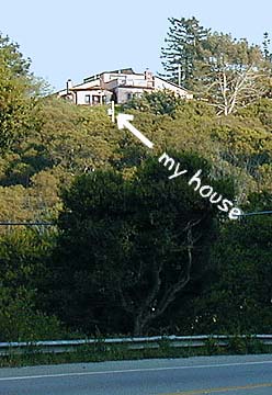 my house, sitting on its ridge