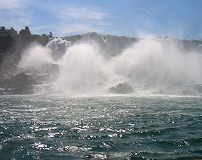 American Falls, from below