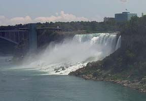 American Falls, from below