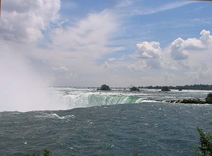 Top of Horseshoe Falls
